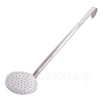 Κουτάλα Τρυπητή [Φ10x45 cm] Inox Ασημί|De Buyer