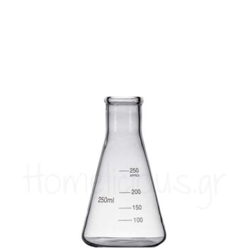 Φιάλη Chemistry Μεζούρα [Κωνική] 250 Ml Γυαλί Διάφανο|aps Bar Su | Homelicious.gr