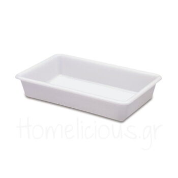 Λεκάνη Τροφίμων [34,5x23,5 Cm] 3 Lt Pe Λευκό|araven | Homelicious.gr