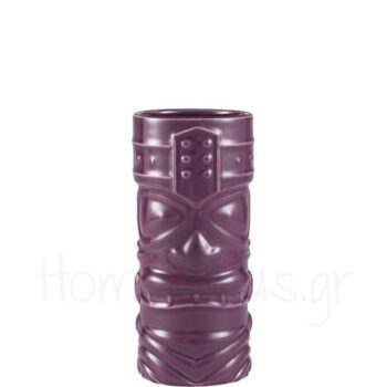 Tiki 4 FACES 40 cl Κεραμικό Μωβ|GenWare