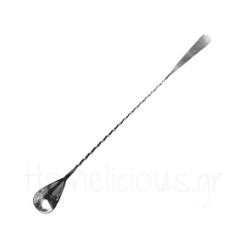Bar Spoon Feather 30 Cm Inox Ασημί|aps Bar Supply | Homelicious.gr