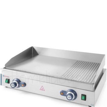 Πλατό Ψησίμ Ηλ Blue Line (Λ/Ρ) [72x53|25 Cm] 3500 W Ασημί|hend | Homelicious.gr