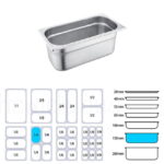 Γαστρονόμος 201 [1/4|15 Cm] Inox Ασημί|gtsa | Homelicious.gr