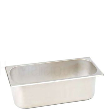 Λεκάνη Παγωτού 201 [36x16,8|12 cm] Inox Ασημί|GTSA