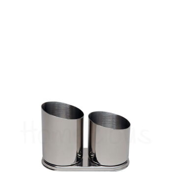 Bar Organizer 2 Θέσεων Inox Ασημί|GTSA