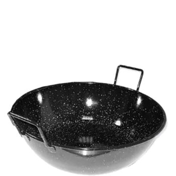 Τηγάνι Παέγια C/ASAS ES Wok [Φ24 cm] Εμαγιέ Μαύρο|El Cid