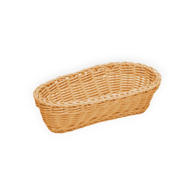 Ψωμιέρα Στενόμακρη [23x9|8 Cm] Rattan Μπεζ | Gtsa | Homelicious.gr