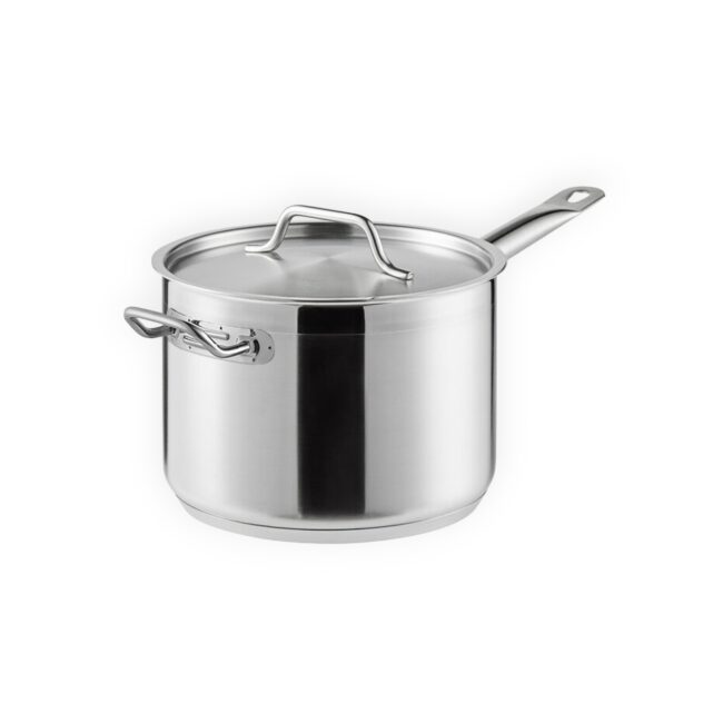 Κατσαρόλα Βαθιά 18/10 Χωρίς Καπ.(Χερούλι) Induction Inox Ασημί | Gtsa | Homelicious.gr