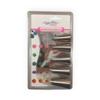 Μύτες Ζαχ/κής SERRATED (5 Τεμ.) [6-8-10-12-14 mm] Inox Ασημί | Cutlery-Pro